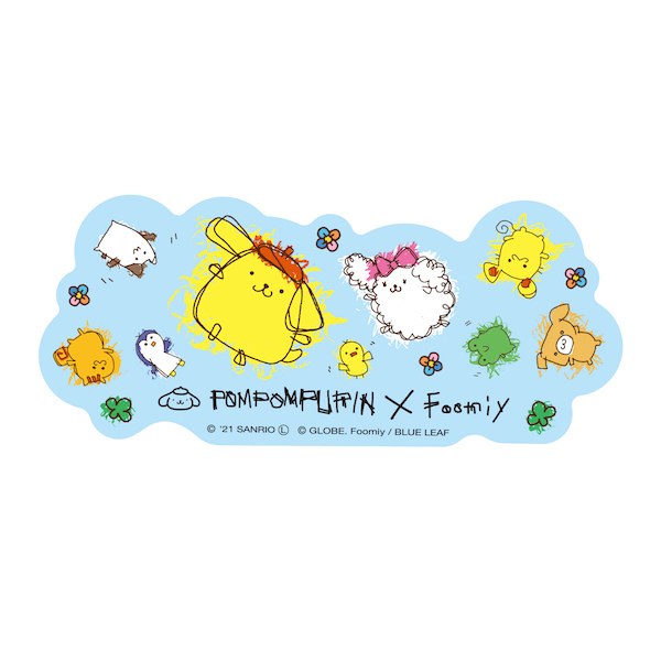 【POMPOMPURIN×Foomiy】　ステッカー　01