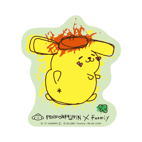 【POMPOMPURIN×Foomiy】　ステッカー　03