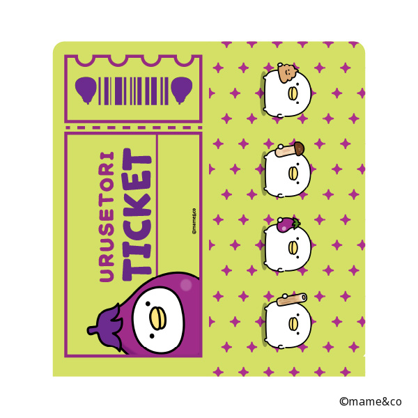 【予約受付】UT チケットホルダー うるせぇトリ チケット風