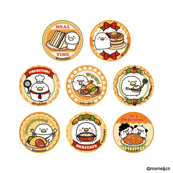 うるせぇトリ　缶バッチ　いただきます（ランダム）