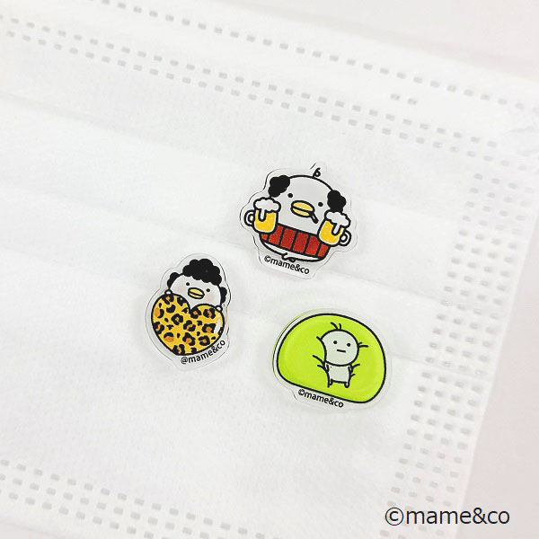 マスクチャーム　ヨーヨー(組み合わせ) うるせぇトリ マスクチャーム まるいの