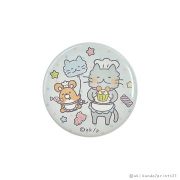 ニャーおっさん  缶バッジ【B】