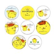 【POMPOMPURIN×Foomiy】　トレーディング缶バッジ