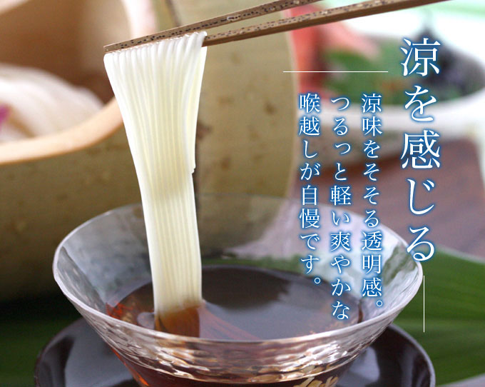 贈り物そうめん「しづの緒環」つるっと軽い爽やかな喉ごし