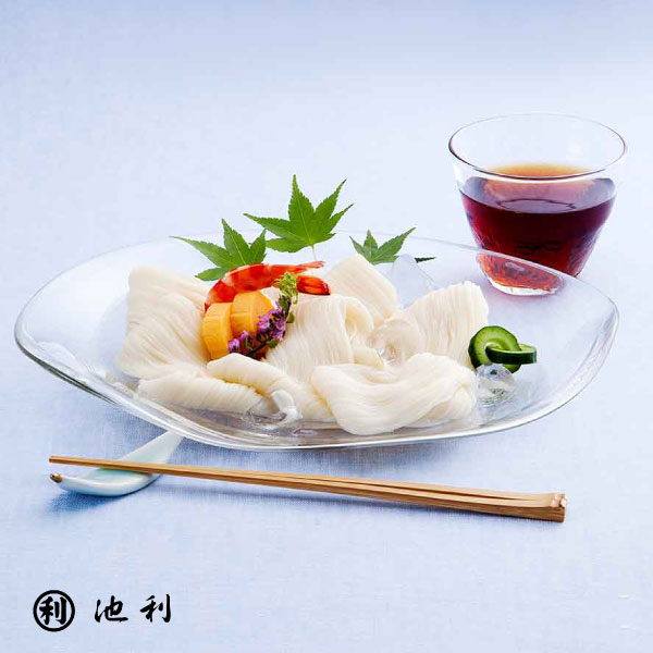 素麺　二箱　池利　三輪素麺　800g 揖保乃糸　特級品　2250g つゆ 池利〉5種の味わい「一膳仕立」三輪素麺詰合せ | 商品詳細