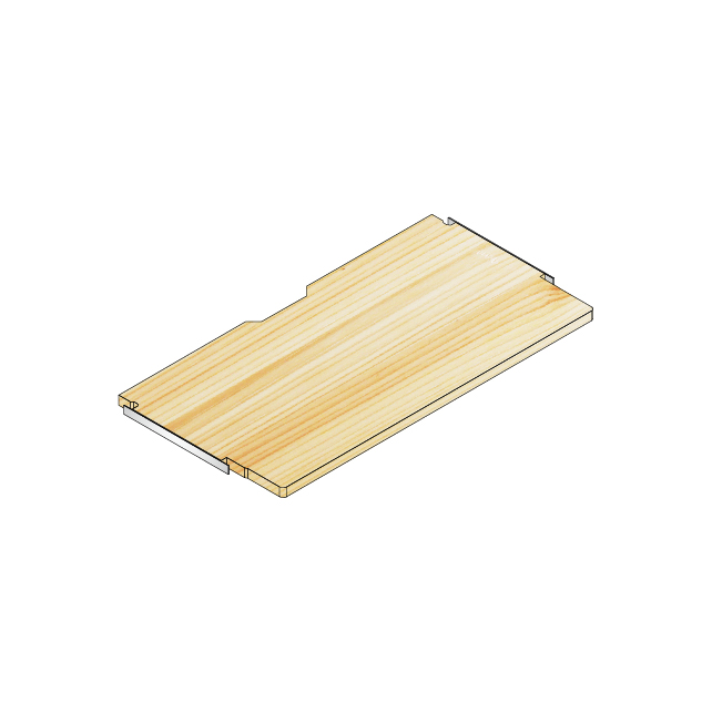 デスク棚板 80 x 40 / 30｜システムパーツ｜イキクッカストア