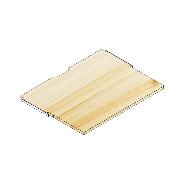 Ayuki　80　板 デスク棚板 80 x 60 / 30｜システムパーツ｜イキクッカストア