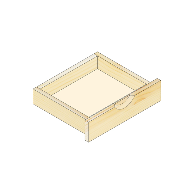 レール付き引出し10x40-30