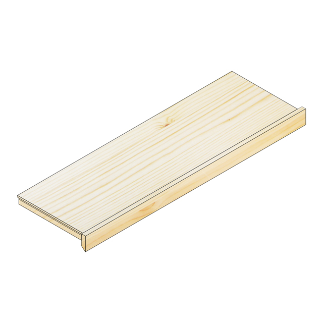 引出し棚板100x30