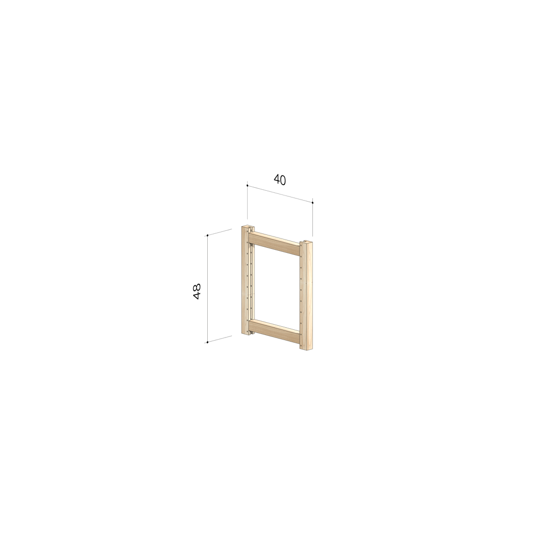ヒノキアップライト48x40
