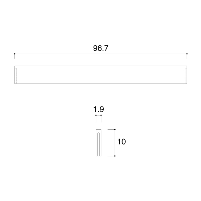 バックフェンス100cm