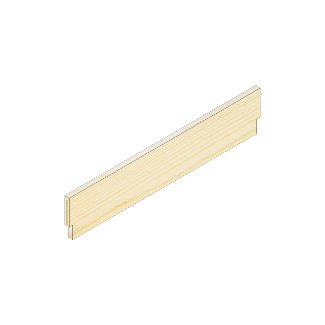 デスク棚板用バックフェンス80