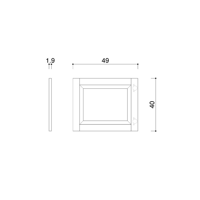 クラシックパネルドア40x50