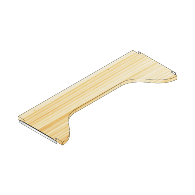 カットアウト棚板80cm