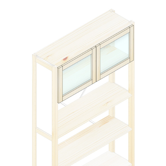 ガラスドア40x50