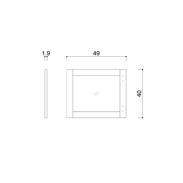 ガラスドア40x50