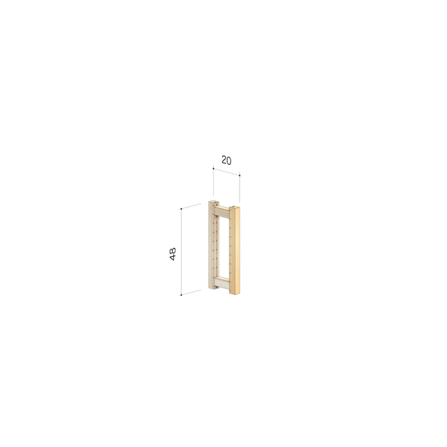 ヒノキアップライト48x20