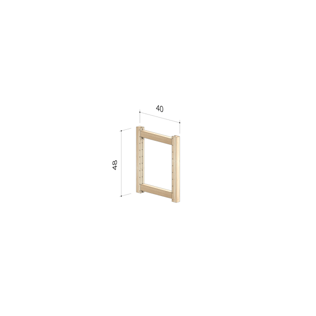 ヒノキアップライト48x40