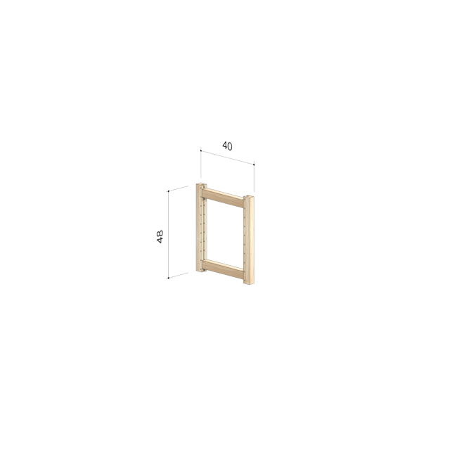ヒノキアップライト48x40