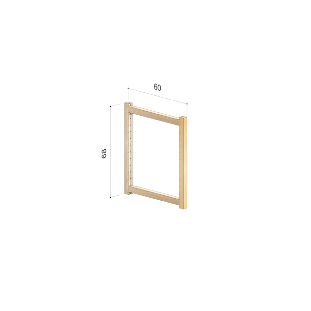 ヒノキアップライト68x60