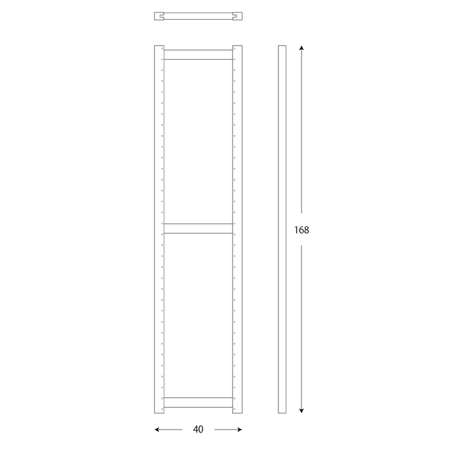 アップライト168x40図
