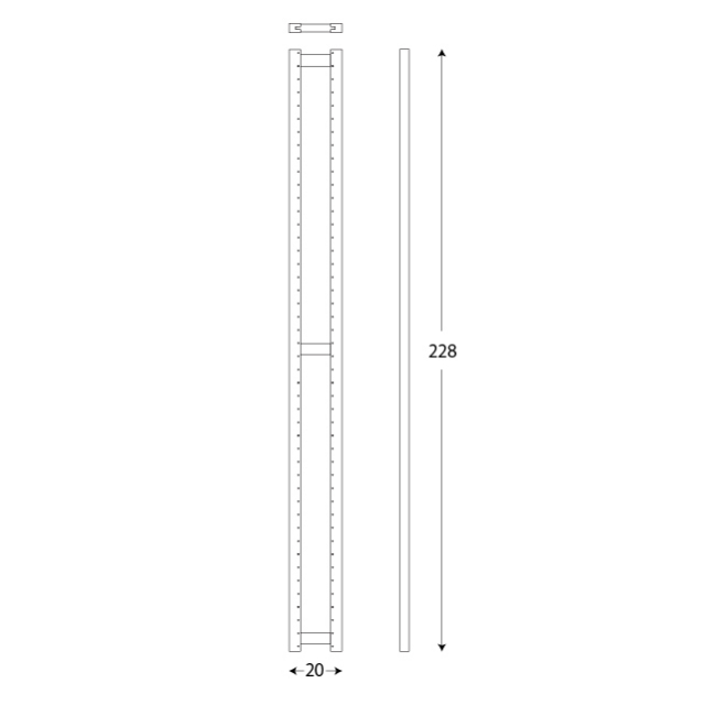 アップライト228x20