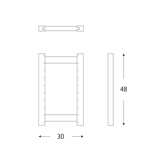 アップライト48x30図
