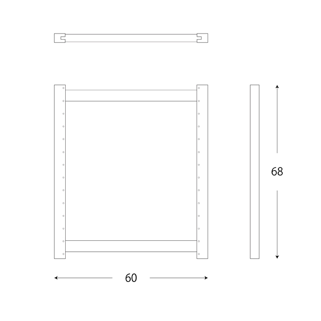 アップライト68x60図