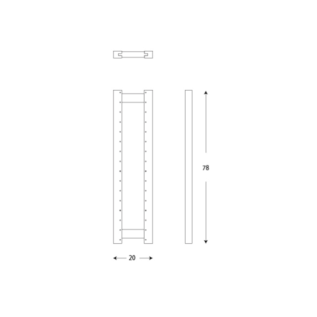 アップライト78x20