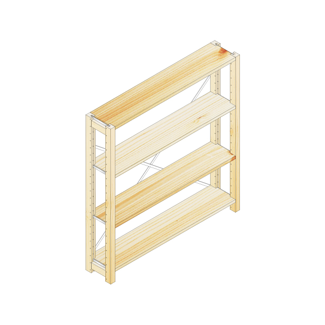 棚ユニットh108w100d20