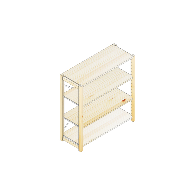 棚ユニット_H108W100D40