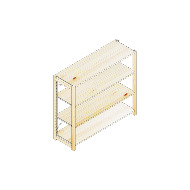 棚ユニット_H108W120D40