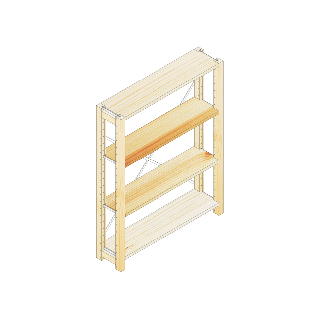 棚ユニットh108w80d20