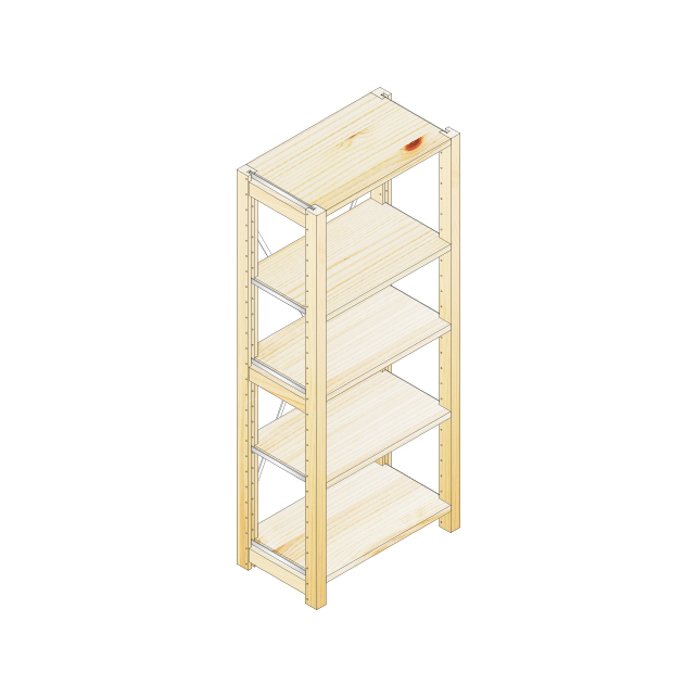 棚ユニットh128d30w50