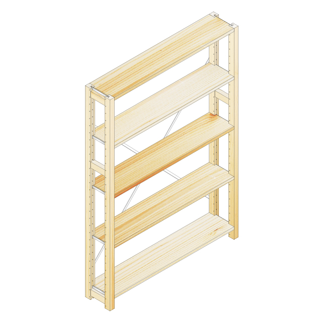 棚ユニットh148w100d20