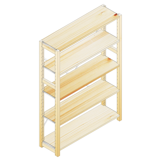 棚ユニット_H148W100D30