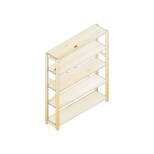 棚ユニット_H148W120D30