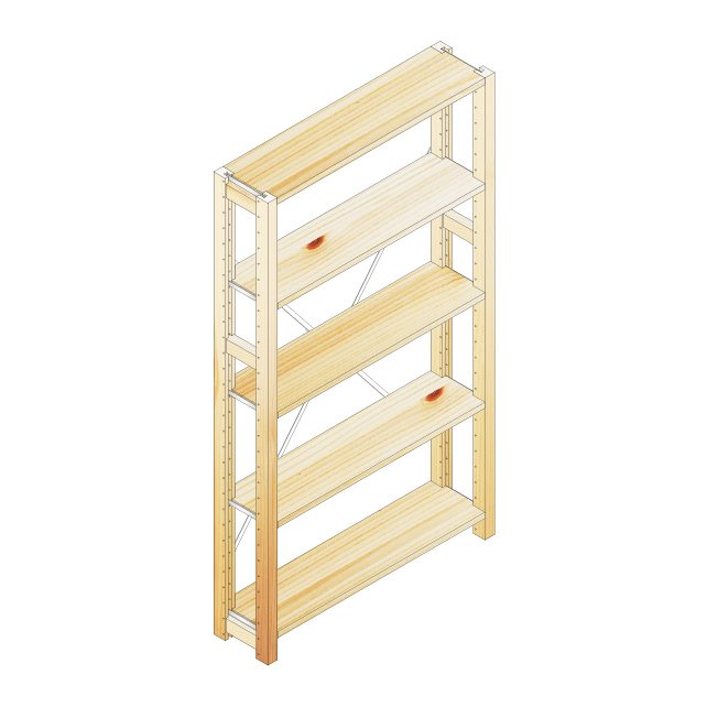 棚ユニットh148w80d20