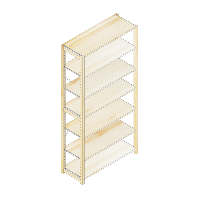 棚ユニット_H208W100D40