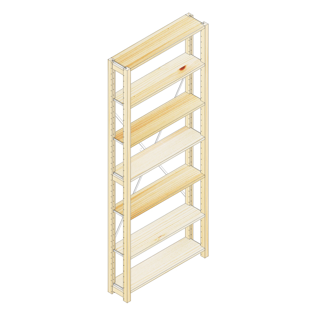 棚ユニットh208w80d20