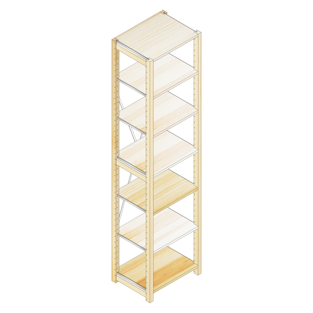 棚ユニット_H218W50D40