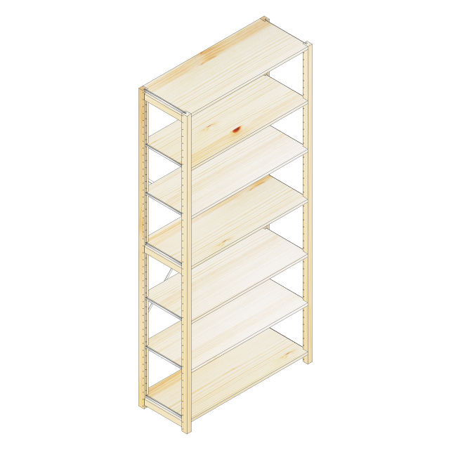 棚ユニット_H228W100D40