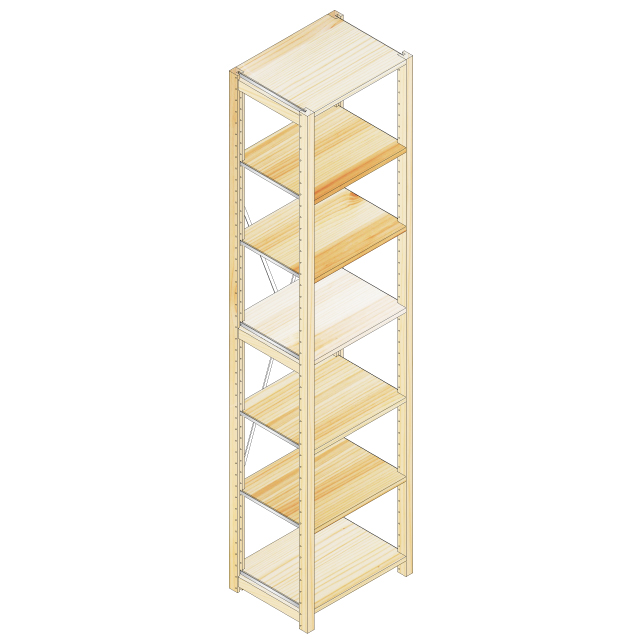 棚ユニット_H228W50D40