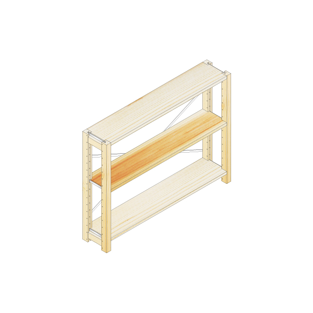 棚ユニットh78w100d20