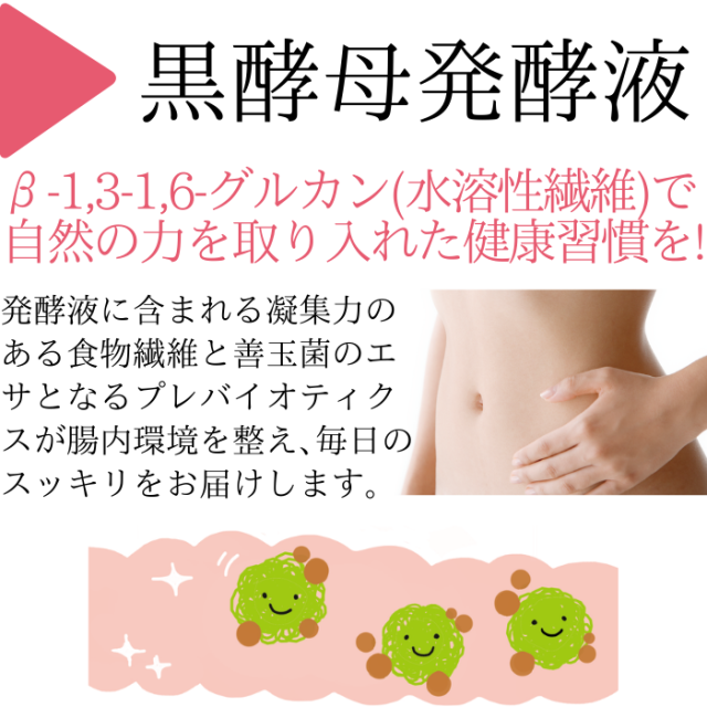 ベータグルカン含有黒酵母発酵液