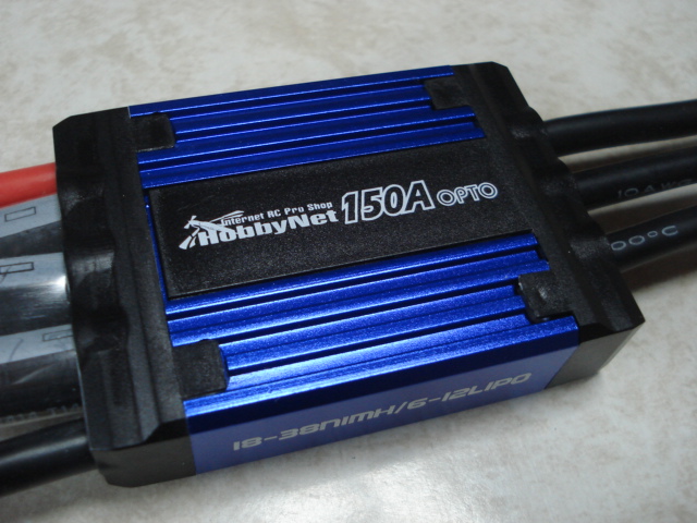 ホビーネットブラシレス用ＥＳＣ（アンプ）　LP-ESC-MK3-150A-OPTO