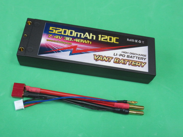 VANTbattery 7,4V5200mah LCG ハードケース