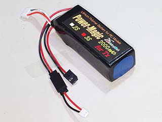 送信機用Li-Poバッテリー11,1V2000ｍAh