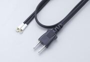 安定化電源用 片プラグ付耐熱コード 配線 補修 電気 125V 12A 2m 1.25m0.18mm×50芯