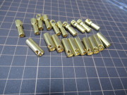 ５ｍｍバナナコネクター ゴールドメッキ オス、メス10組